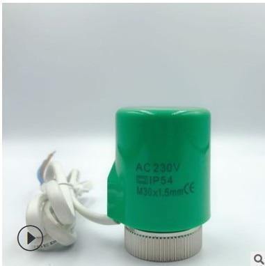 Planet Gates 230v normally open Electric thermal actuator for manifold underfloor heating valve calefaccion suelo radiante actuador