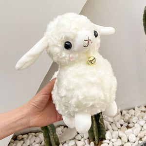 Planet Gates 23cm White Sheep Plush Doll Baby Cute Animal Doll Soft Cotton stuffed doll Home Soft Toys Sleeping Mate Stuffed Plush Toys