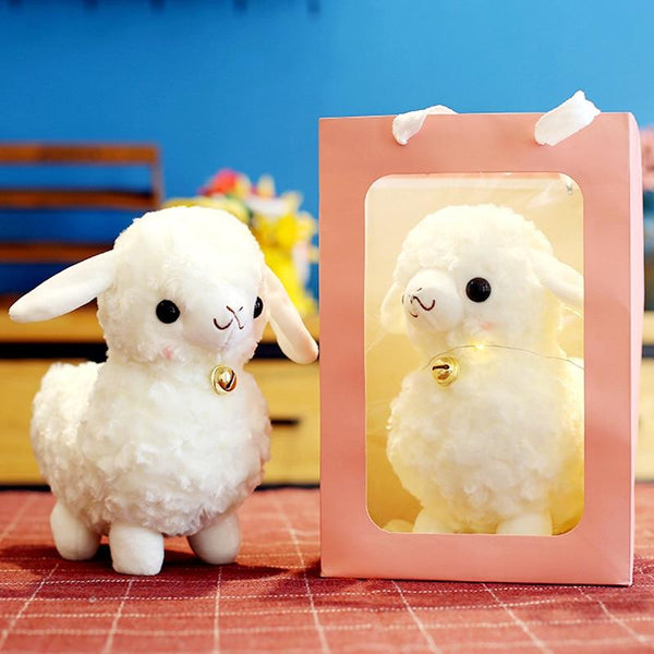 Planet Gates 23cm White Sheep Plush Doll Baby Cute Animal Doll Soft Cotton stuffed doll Home Soft Toys Sleeping Mate Stuffed Plush Toys