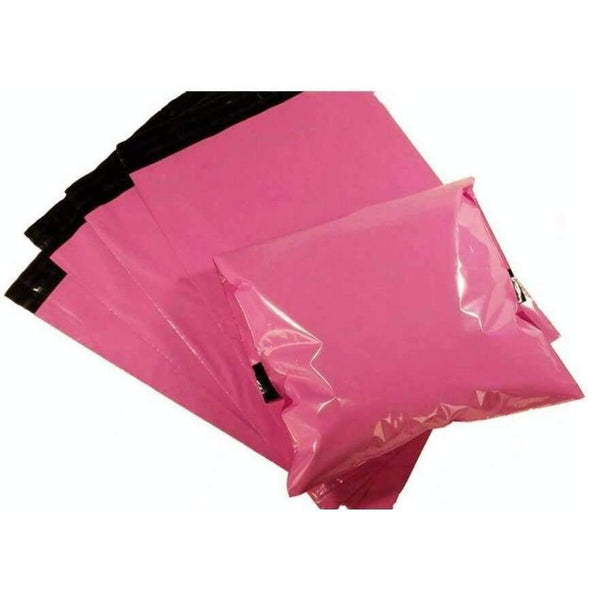 Planet Gates 23x35cm 100pcs Pink Color Envelope Mailing Bag Courier Mailer Express By Mail Packaging Poly Shipping Plastic Package Self-Adhesive Supplies