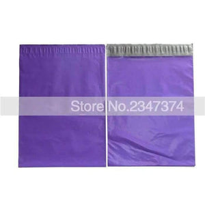 Planet Gates 23x35cm 100pcs Purple Color Envelope Mailing Bag Courier Mailer Express Poly Mail By Packaging Shipping Plastic Package Self-Adhesive Supplies