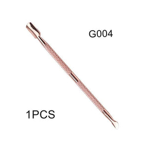 Planet Gates 24 21 Style Rainbow Stainless Steel Nail Cuticle Pusher Tweezer Nail Art Files UV Gel Polish Remove Manicure Care Groove Clean Tool