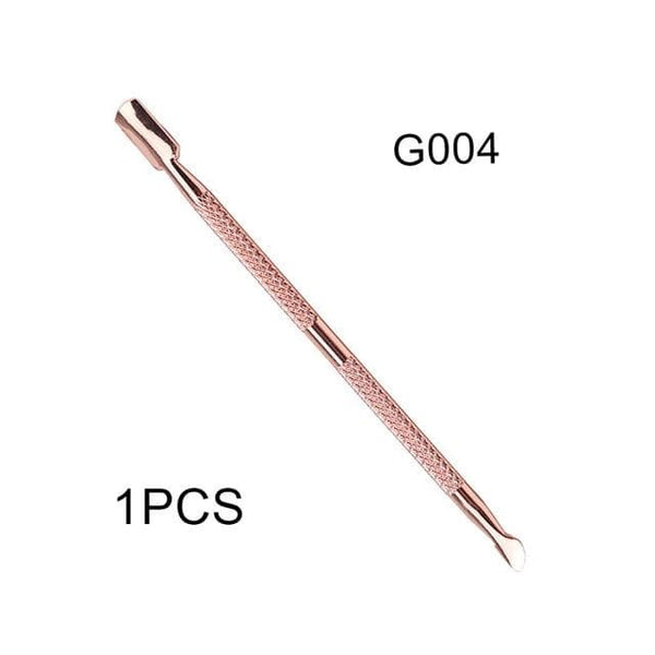 Planet Gates 24 21 Style Rainbow Stainless Steel Nail Cuticle Pusher Tweezer Nail Art Files UV Gel Polish Remove Manicure Care Groove Clean Tool