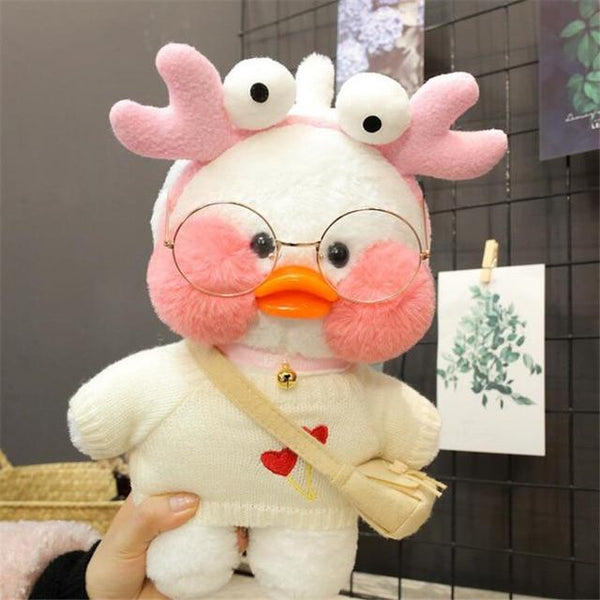 Planet Gates 24 30cm Cute Plush LaLafanfan Cafe Duck Lovely Cartoon Plush Toy Stuffed Soft Kawaii Duck Doll Animal Pillow For Children Gifts