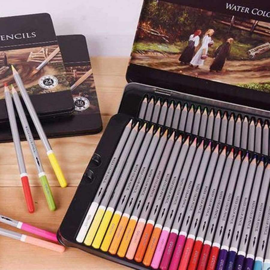 Planet Gates 24 36 48 72 colored pens pastel pencils professional drawing tools writing supplies watercolor lead water-soluble Mixed color