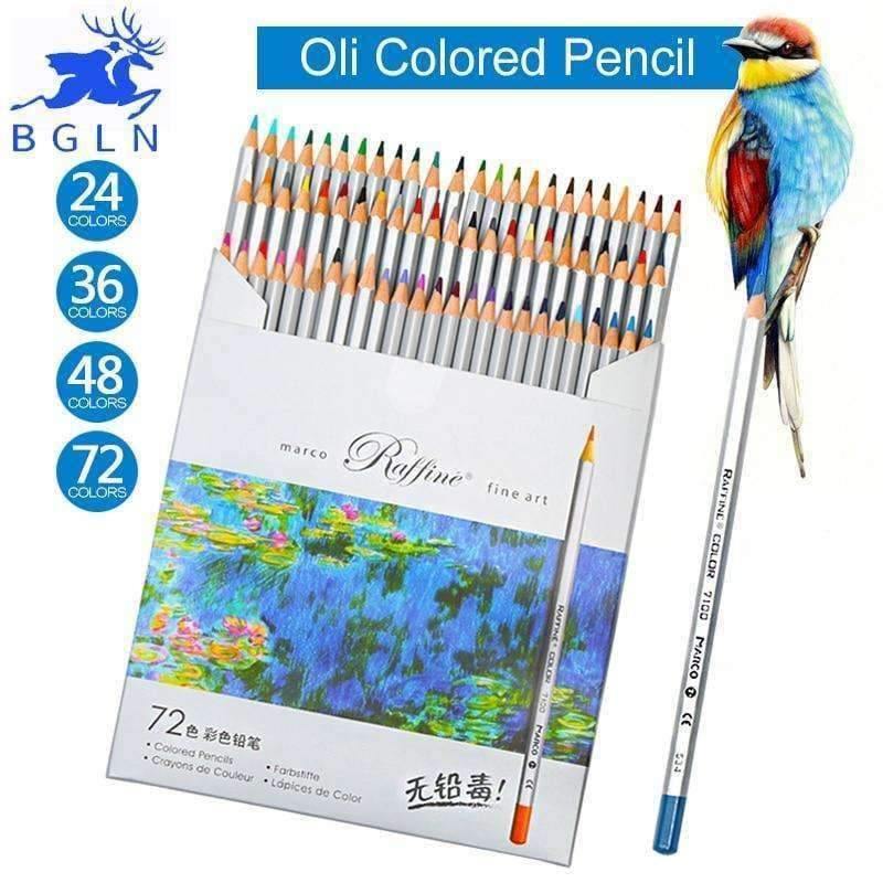 Planet Gates 24/36/48/72pcs Colored Pencil Painting Set lapis de cor Non-toxic Lead-free Oily Color Pencil Writing Pen School Supplies