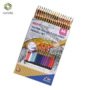 Planet Gates 24/36pcs Watercolor Pencil Painting Set lapis Non-toxic water-soluble Oil Pencil Writing Pen Office & School Supplies