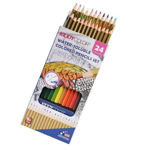 Planet Gates 24/36pcs Watercolor Pencil Painting Set lapis Non-toxic water-soluble Oil Pencil Writing Pen Office & School Supplies