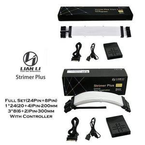 Planet Gates 24 and Triple 8 Strimer Plus RGB Motherboard Extension ATX 24PIN,GPU Extension Double/Triple 8PIN LIANLI Generation 2 Cable PC Decoration