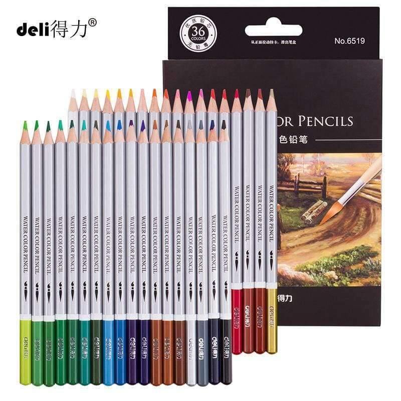Planet Gates 24 color Carton Marker pen Safe Non-toxic Lead Water Soluble Colored Pencils Watercolor Pencils For Writing Drawing School Supplies Painting