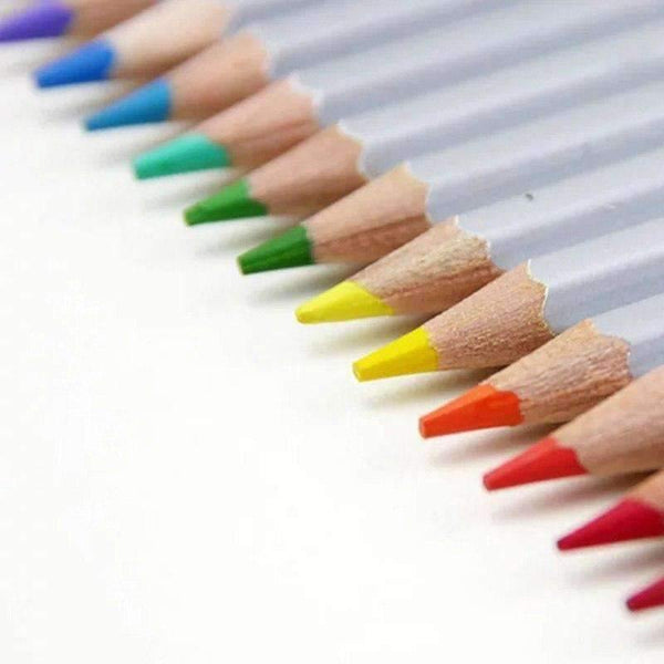 Planet Gates 24 colored 72pcs Colored Pencil Painting Set Raffine Pencils Non-toxic Lead-free Oily Color Pencil Writing Pen Office School Supplies