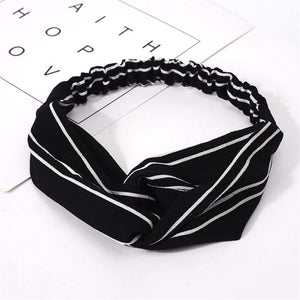 Fashion Floral Print Knot Women Headband Vintage Hairband Girls Headwear Leopard Headband  Hair Accessories