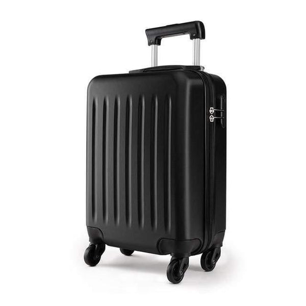 Planet Gates 24 INCH BLACK / China Suitcase Rolling Hand Luggage 4 Wheels Spinner Trolley Case Carry on Travel Bag Hardside ABS 19 24 28 Inch Set Black K1872