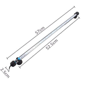 24 Keys Remote Control Aquarium Fish Tank Light 6.5W 57CM RGB Underwater Light 5050 SMD Led Bar Light Submersible AC100-240V