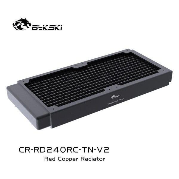 Planet Gates 240mm Copper Radiator About 30mm Thick  Computer Water Cooling Liquid Heat Sink For 12cm PC Fans,CR-RD240RC-TN-V2