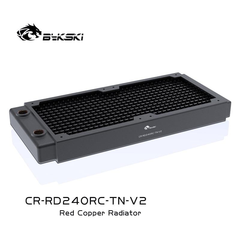 Planet Gates 240mm Copper Radiator About 30mm Thick  Computer Water Cooling Liquid Heat Sink For 12cm PC Fans,CR-RD240RC-TN-V2