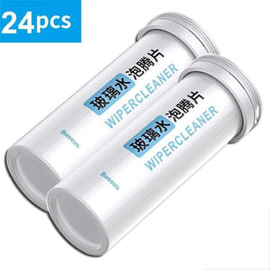 Baseus 12PCS Car Windshield Glass Solid Cleaner Solid Wiper Washer Auto Window Cleaning Fine Seminoma Wiper Car Accessories