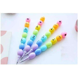 Planet Gates 24pcs/lot Candy  Creative  Peas pencil  Free cutting Alternatively Stationery pencil escolar writing pens school supplies
