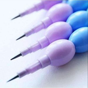 Planet Gates 24pcs/lot Candy  Creative  Peas pencil  Free cutting Alternatively Stationery pencil escolar writing pens school supplies