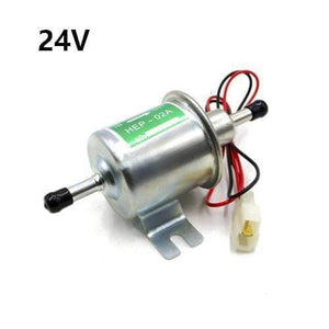 Planet Gates 24V Silver Low Pressure Universal Diesel Petrol Gasoline Electric Fuel Pump HEP-02A 12V 24V For Car Motorcycle
