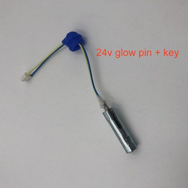 Planet Gates 24V With Key 12V/24V 88W-98W Car Truck Boat Caravan Yacht Parking Heater Ceramic Glow Plug Wrench Similar Eberspacher D2/4 / 4S