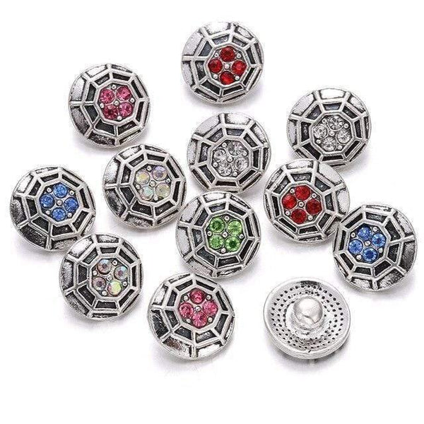 Planet Gates 25 10pcs/lot New Snap Jewelry Tree of Life 12mm Metal Snap Buttons Fit Snap Bracelet Bangles Necklaces