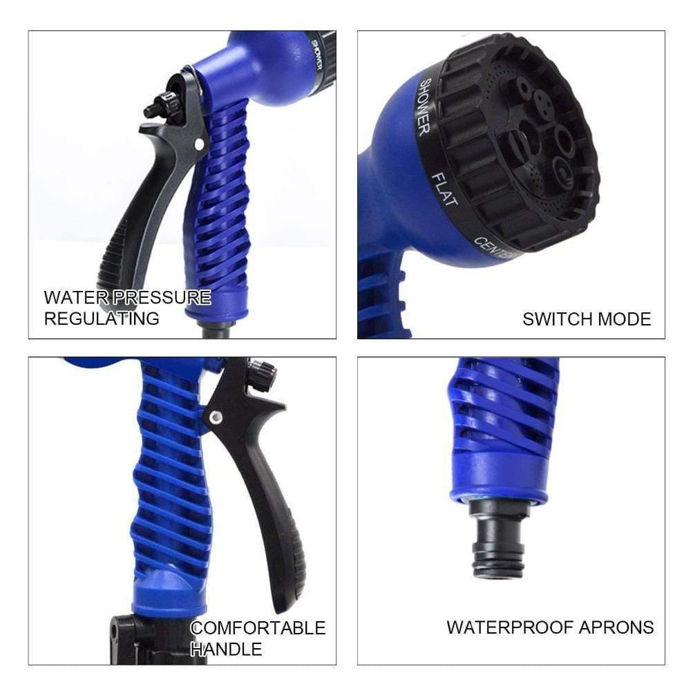 25-150 ft 7 Modes Flexible Expanding Hose for Outdoor Lawn Car Watering Plants Garden Hose Water Hose Magic Hose