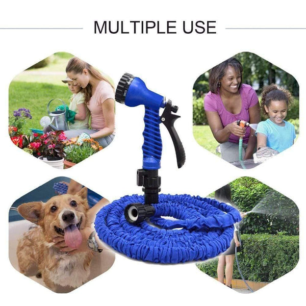 25-150 ft 7 Modes Flexible Expanding Hose for Outdoor Lawn Car Watering Plants Garden Hose Water Hose Magic Hose