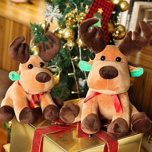 25/35/45 Cm Children Animal Soft Doll New Creative Elk Doll Plush Toy Christmas Stuffed Doll Kids Christmas Gift