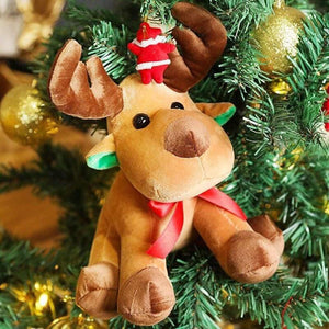 25/35/45 Cm Children Animal Soft Doll New Creative Elk Doll Plush Toy Christmas Stuffed Doll Kids Christmas Gift