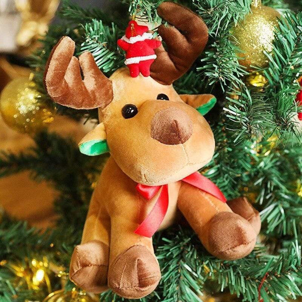 25/35/45 Cm Children Animal Soft Doll New Creative Elk Doll Plush Toy Christmas Stuffed Doll Kids Christmas Gift