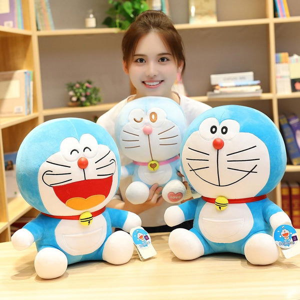 Planet Gates 25/35/50cm Stand By Me Doraemon Plush Toys Cute Cat doll Soft Stuffed Animals Pillow Baby Toy For Kids Gifts Doraemon