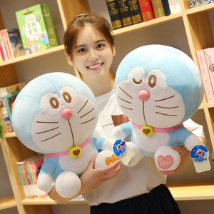 Planet Gates 25/35/50cm Stand By Me Doraemon Plush Toys Cute Cat doll Soft Stuffed Animals Pillow Baby Toy For Kids Gifts Doraemon