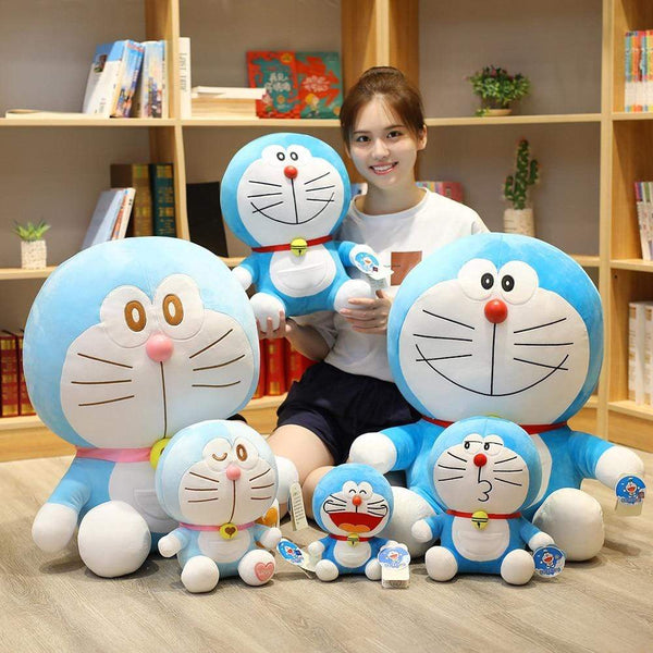 Planet Gates 25/35/50cm Stand By Me Doraemon Plush Toys Cute Cat doll Soft Stuffed Animals Pillow Baby Toy For Kids Gifts Doraemon