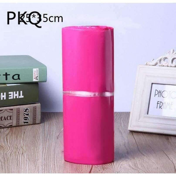 Planet Gates 25*35cm Pink Color Poly Mailing Express Bag Mailer Plastic Gift Boxes Shipping Bag Strong Self-Adhesive Packaging Bag Supplies