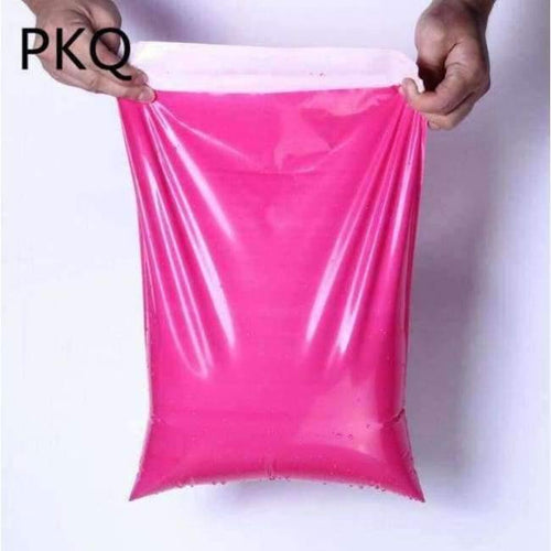 Planet Gates 25*35cm Pink Color Poly Mailing Express Bag Mailer Plastic Gift Boxes Shipping Bag Strong Self-Adhesive Packaging Bag Supplies