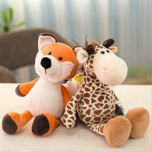 Planet Gates 25/35cm Popular Forest Animals Stuffed Doll Plush Kids Giraffe Elephant Monkey Lion Tiger Plush Animal Toys Birthday Gifts
