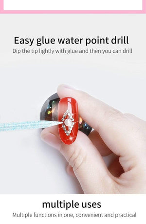 Planet Gates 25/50/100Pcs Reusable Crystal Stick Double End Nail Art Cuticle Pusher Cuticle Remover Tool Pedicure Care Nails Manicures Tools