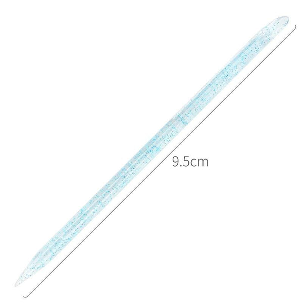 Planet Gates 25/50/100Pcs Reusable Crystal Stick Double End Nail Art Cuticle Pusher Cuticle Remover Tool Pedicure Care Nails Manicures Tools