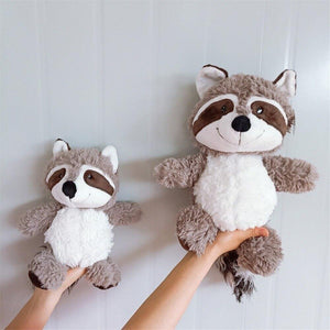 25-55cm Gray Raccoon Plush Toy Lovely Raccoon Cute Soft Stuffed Animals Doll Pillow For Girls Children Kids Baby Birthday Gift