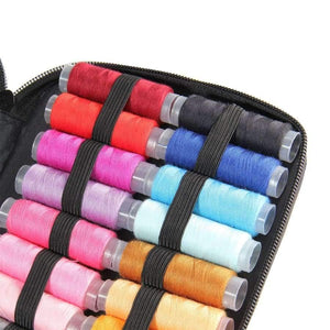 Planet Gates 25/90/94pcs Multifunction Sewing Box Sewing Thread Stitches Needles Tool Set Cloth Buttons Craft Scissor Travel Sewing Kits Case