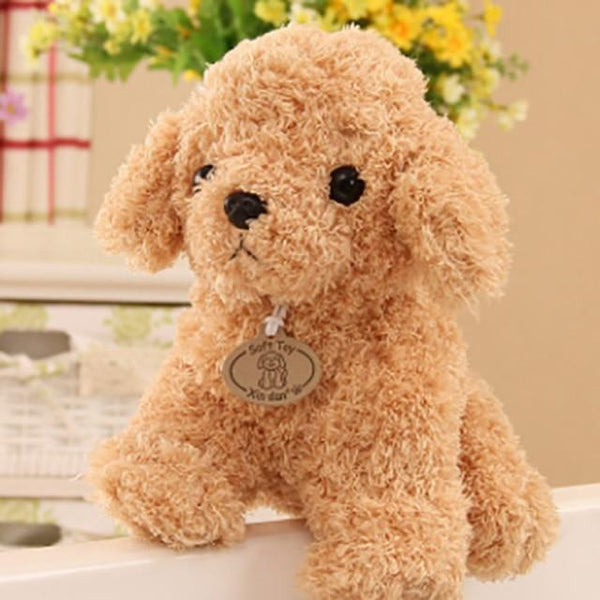 Planet Gates 25 cm / 1 18/25 cm Simulation Dog Poodle Plush Toys Cute Animal Suffed Doll  for Christmas Gift