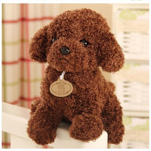 Planet Gates 25 cm / 3 18/25 cm Simulation Dog Poodle Plush Toys Cute Animal Suffed Doll  for Christmas Gift