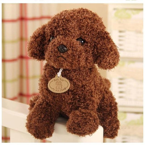 Planet Gates 25 cm / 3 18/25 cm Simulation Dog Poodle Plush Toys Cute Animal Suffed Doll  for Christmas Gift