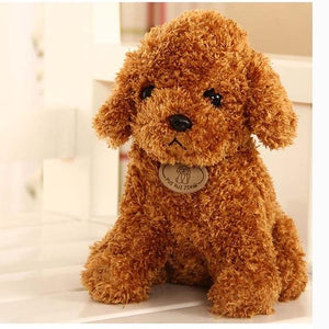 Planet Gates 25 cm / 4 18/25 cm Simulation Dog Poodle Plush Toys Cute Animal Suffed Doll  for Christmas Gift