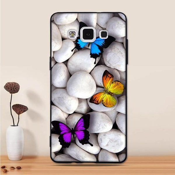 Planet Gates 25 For Samsung Galaxy A5 2015 Case Silicone Black 3D Cartoon Back Cover For Samsung Galaxy A5 2015 A500 Phone Case Funda Coque Capa
