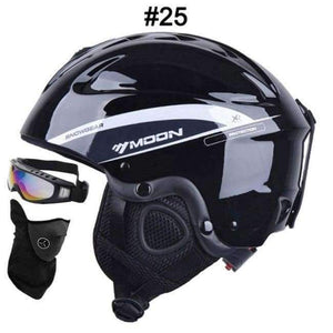 Planet Gates 25 Glossy BlackBoard / L Ski Helmet Women Men CE Safety In-mold Sking Snowboard Skateboard Snow Helmet Size S/M/L/XL