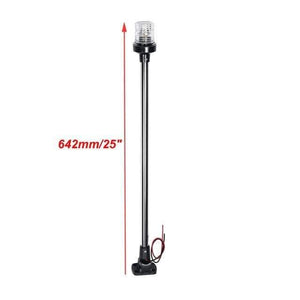 Planet Gates 25 inch 12-24V 9.5''/ 16''/25" Fold Down Marine Boat LED Navigation Lights Marine Boat Yacht Stern Anchor Light LED Sailing Light Lamp