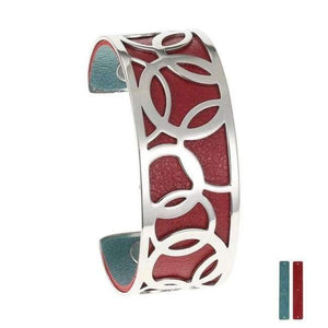 Planet Gates 25 mm 5 Legenstar Opening Cuff Bangle &Bracelet for Women Stainless Steel Bracelet Argent  Manchette Bangle Interchangeable Leather Band