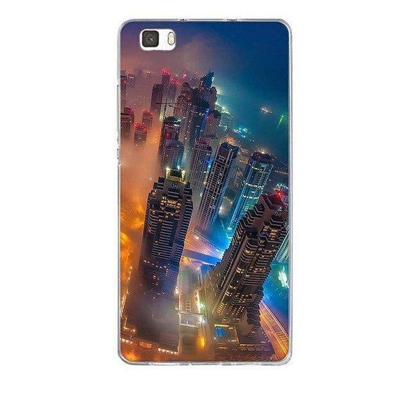 Planet Gates 25 / P8 Lite Phone Case for Huawei P8 Lite Case Cover 3D Relief Paint Printing Case for huawei p8 lite Case Coque for Huawei ALE-L21 Shell
